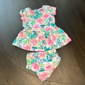 Dress with diaper cover